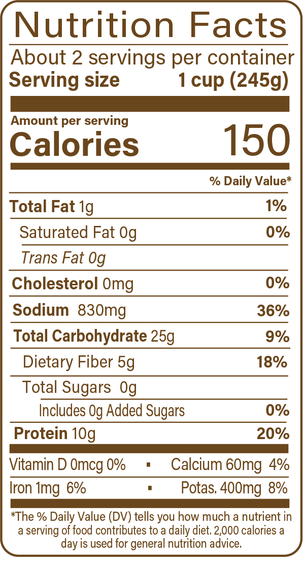 Declaración Nutrimental